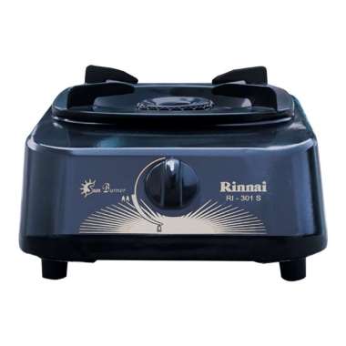 Rinnai Paket Bundling Kompor Gas 1 Tungku Rinnai RI 301 S + Selang Regulator Gas RINNAI RG 622 MS Te