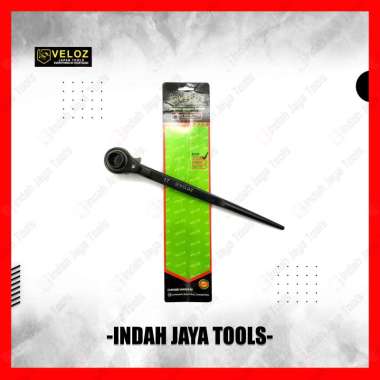 VELOZ Kunci Double Rachet Ring Scafolding - Sharp End Ratchet Wrench Chrome Vanadium 17 X 19 MM