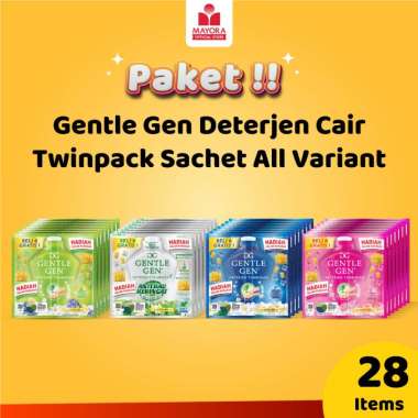 Gentle Gen Deterjen Cair Twinpack Sachet All Variant