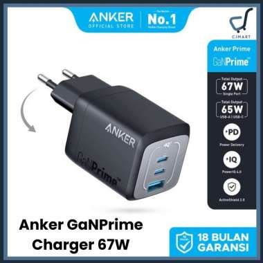 Anker GaNPrime Charger 67W GaN Prime 65W PD PPS 45W 25W - A2669