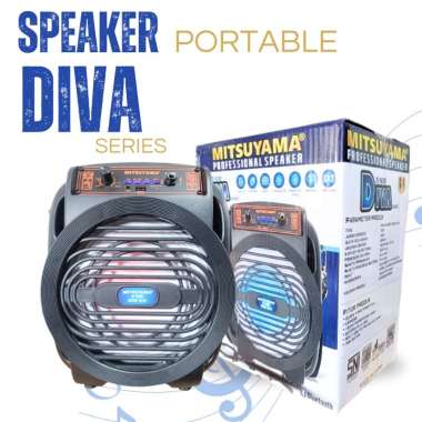 SPEAKER BLUETOTH DIVA SERIES 8' MITSUYAMA SPEAKER PORTABLE SPEAKER KARAOKE