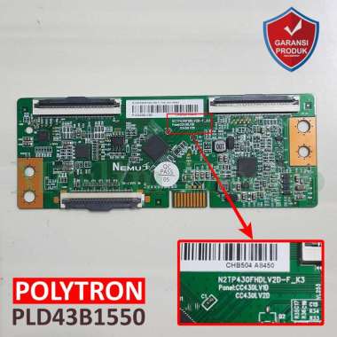 TCON TV LED Polytron PLD43B1550 43B1550
