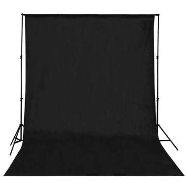 Kain Backdrop Studio Photography Background Cloth 200x300cm - S-1104 - Black