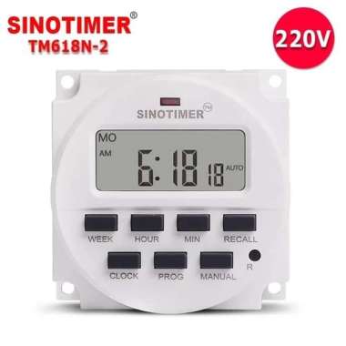 Sinotimer switch relay count down programable 220V AC-relay listrik