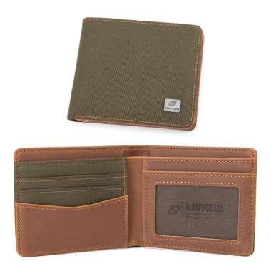 Navy Club Ostic Dompet Pria Kasual - Dompet Lipat Free Box Exclusive Olive