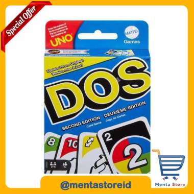 UNO Dos Mattel Card Games Original Cards Game Ori Asli Mainan Kartu