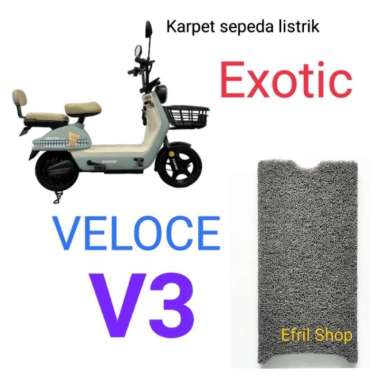 Karpet sepeda listrik Exotic Veloce V3 Merah