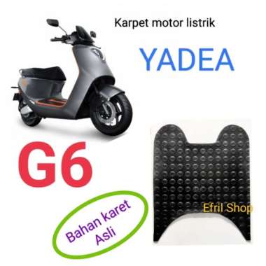 Karpet sepeda motor listrik YADEA G6 BAHAN KARET ASLI