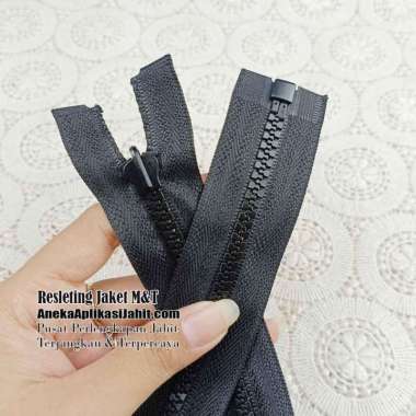 1 PCS RESLETING JAKET VISLON BOLAK BALIK M&T 30 INCI Hitam