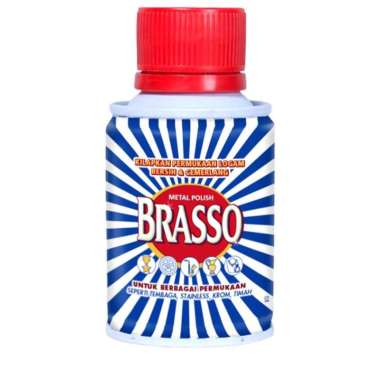 BRASSO 100ml Metal Polish Penghilang Karat Pengkilap Logam Kuningan