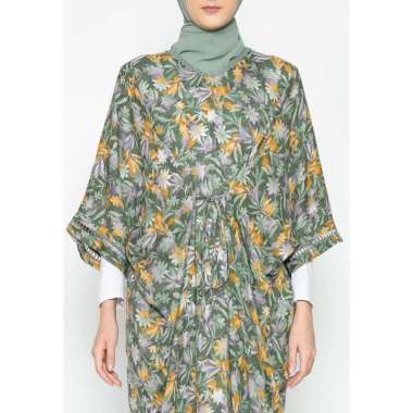 Urban Exchange Dinaya Kaftan Green - Gamis Kaftan Hijau Rayon M Green