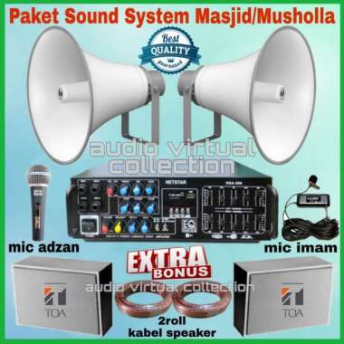 PAKET SOUND SYSTEM MASJID / MUSHOLLA TOA ( PREMIUM I )