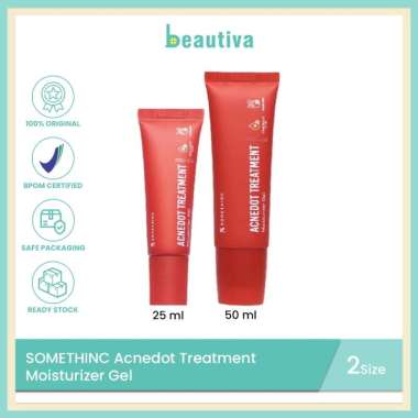 Somethinc ACNEDOT Treatment Moisturizer Gel - Krim Pagi dan Malam Kulit Jerawat 50ml