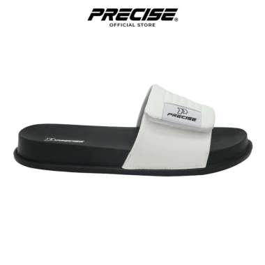 Precise Quinny W Sandal Wanita Santai Slide - White/Black 41