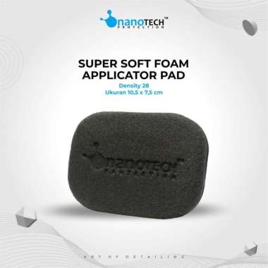 BUSA POLES HITAM - FOAM APPLICATOR PAD SPONGE APLIKATOR WAX POLISHING