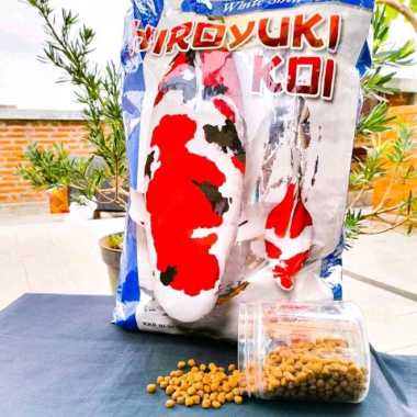 Pakan Koi Hiroyuki White Shining (WS) 5kg 5mm Protein 45 - Pakan Untuk Warna Putih Tajam Cemerlang K