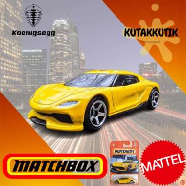 Matchbox Mobil Sedan 2021 Koenigsegg Gemera Kuning