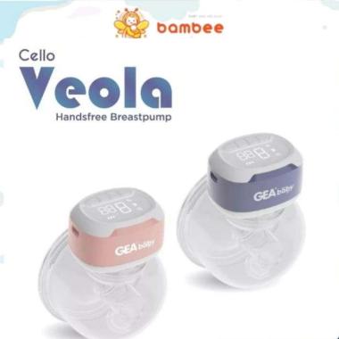 Gea Baby Cellos Veola Handsfree Breastpump GHP-100 / Pompa Asi Elektrik Portable Wearable Pumping Te