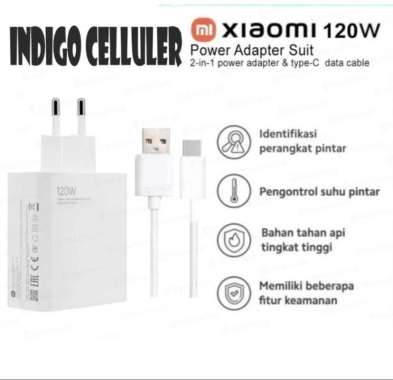 Charger Xiaomi 120W Turbo Fast Charging Original Carger Casan ype C Ori