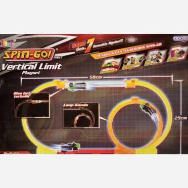 SPIN GO VERTICAL LIMIT PLAYSET ORIGINAL BONUS 1 SPIN GO