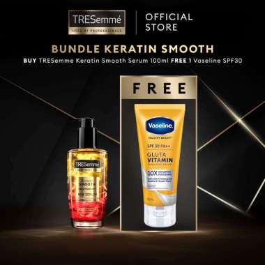 Tresemme Keratin Smooth Shine Hair Serum [97 mL] Free Vaseline SPF30 PA ++ Gluta Vitamin Sun Screen 