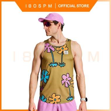 SAYSKY - Men's Flower Combat Singlet, Yellow | Singlet Lari Pria XS