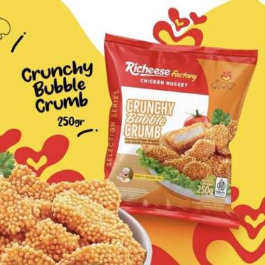 Richeese Nugget Crunchy 250gr Nugget Ayam