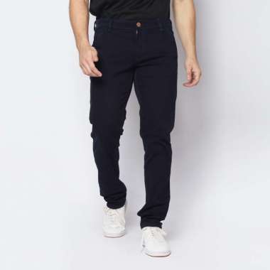 2nd RED Celana Panjang Pria Katun Chinos Slim Fit Cheers Mate Navy Blue 112503 34