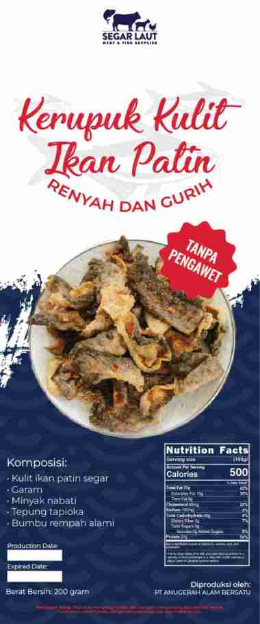 Kerupuk Kulit Ikan Patin Gurih