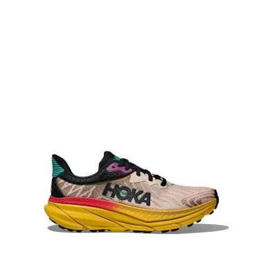 Hoka Challenger ATR 7 Women's Trail Running Shoes - Oatmeal / Zest 40