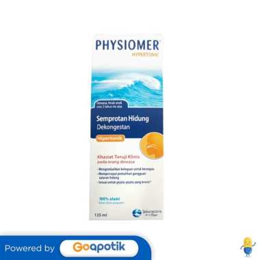 PHYSIOMER HYPERTONIC SEMPROT HIDUNG HIPERTONIC 135 ML