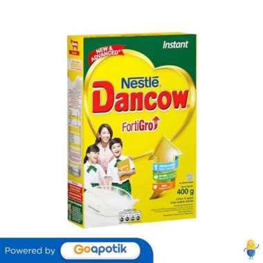 Promo Harga Dancow FortiGro Susu Bubuk Instant 400 gr - Blibli