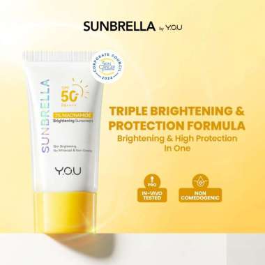 YOU Sunbrella 2% Niacinamide Brightening Sunscreen SPF 50