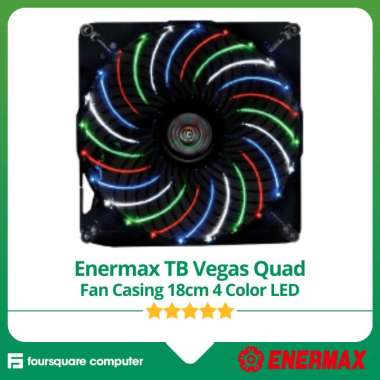 Enermax TB Vegas Quad Fan Casing 18cm 4 Color LED