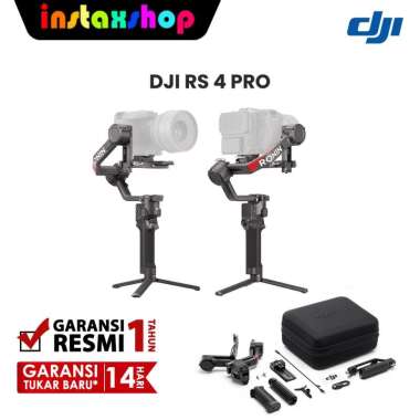 INSTAXSHOP DJI RS 4 Pro Combo Gimbal Stabilizer for DSLR and Mirrorless Camera Garansi Resmi