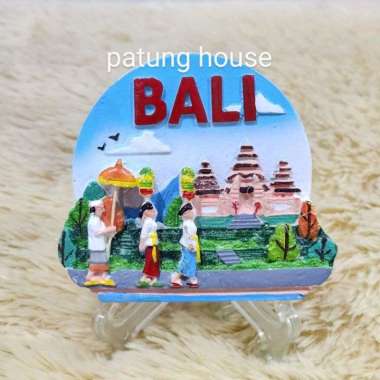 Fridge Magnet Kulkas Souvenir Bali Gebogan Indonesia