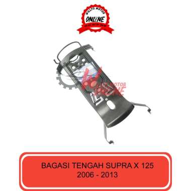 Bagasi tengah Supra x 125 New / Rak Jepit Tengah Supra X 125 GAMINDO