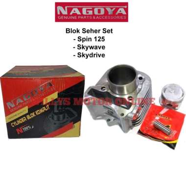 Blok Seher Spin 125 Skywave Skydrive SET Piston NAGOYA / Boring Spin
