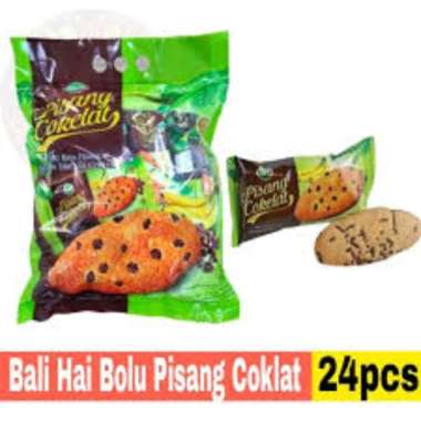 [ Isi 24 pcs @10 g ] Bali Hai Bolu Pisang Coklat Keju Kue Cemilan Enak Murah Hampers Lebaran Idul Fi