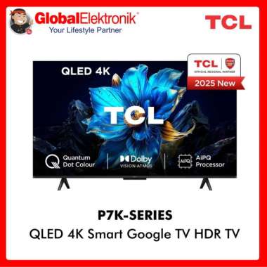 TCL 75P7K 75 Inch P7K-UK QLED, Direct LED TV, 4K HDR TV, Smart TV Powered by Google Tv
