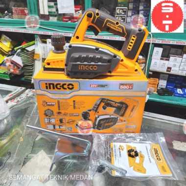 CRLI20401 CORDLESS MESIN SERUT KETAM PLANNER PLANER KAYU 3" UNIT INGCO