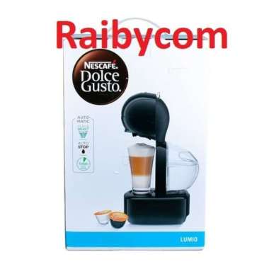 Coffee Maker Nescafe Dolce Gusto Capsule Lumio Black Original Mesin Only