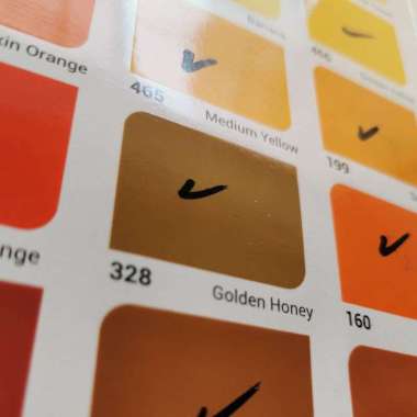 AVIAN 100cc Cat Kayu dan Besi Berbagai Warna Ready Bandung 328 Golden Honey