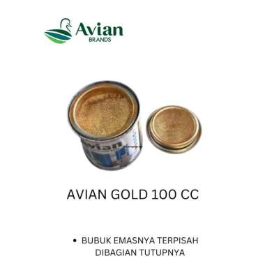Avian 100CC Bronze Mas Cat Kayu Dan Besi Dengan Motif Emas 2K Ready Bandung