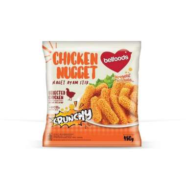 Promo Harga Belfoods Nugget Chicken Nugget Crunchy 500 gr - Blibli
