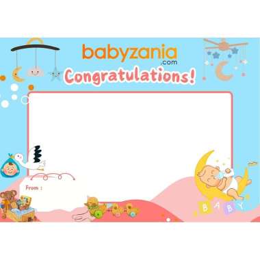 Babyzania Gift Card Kartu Ucapan Happy Birthday / Congratulations Congratulations!