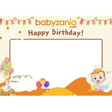 Babyzania Gift Card Kartu Ucapan Happy Birthday / Congratulations Happy Birthday!