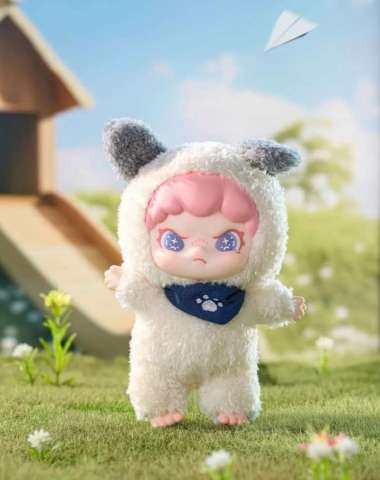 Heyciao TNT Space Dora Animals Series Vynil Plush Doll Keychain Bag Charm Doggy