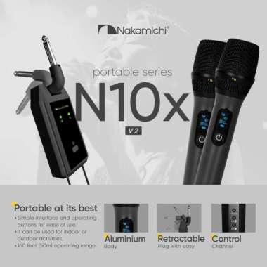 Nakamichi N10x v2 N 10x v2 Microphone Wireless ( 2025 )