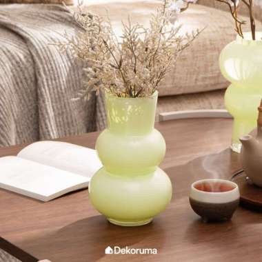 Dekoruma OKUCHI Vas Bunga Ruang Tamu / Decorative Vas - Kuning